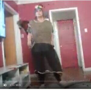 Trees Naturals Chiffon Bouquet and Brown Dress